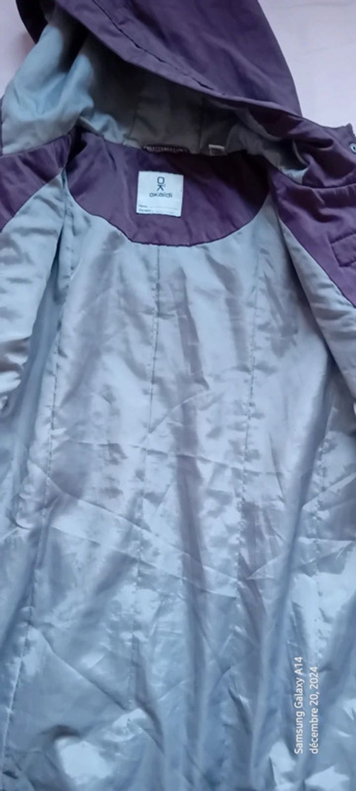 Manteau long style duffle coat prune neuf fille 12 ans okaïdi - photo numéro 12