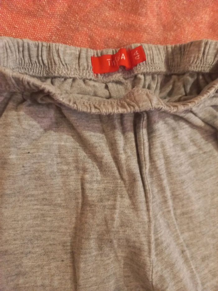 Bas pyjamas ou survêtement, gris chiné, mixte 4 ans gris chiné - photo numéro 2