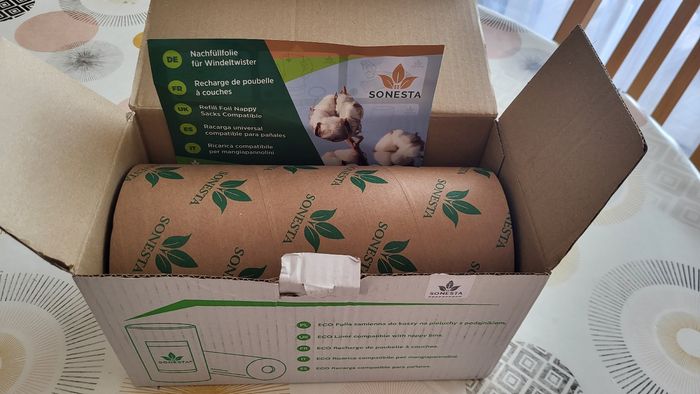 Sonesta Eco Recharge Universelle de Sacs pour Poubelles à Couches-Long 200mètres Bleu - photo numéro 4