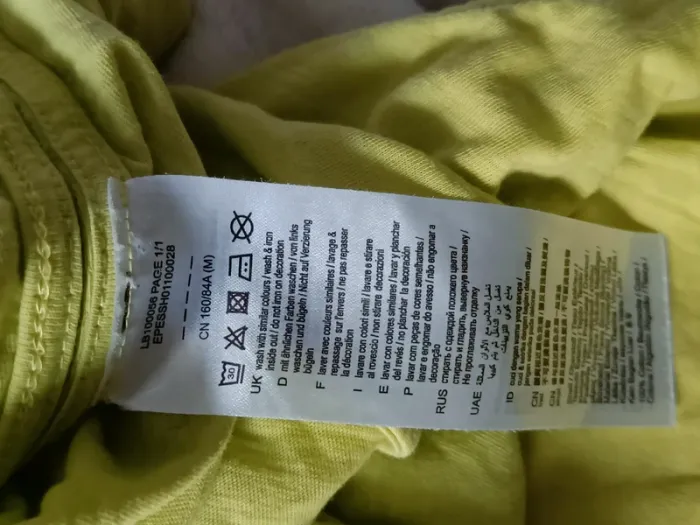 Débardeur EDC esprit M jaune vert pastèque - photo numéro 4