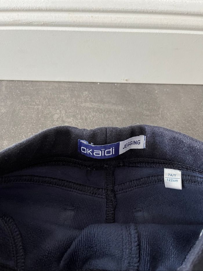 Pantalon polaire 7 ans noir pailletée - photo numéro 2