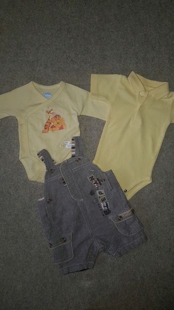 Ensemble mi saison été garçon 1mois