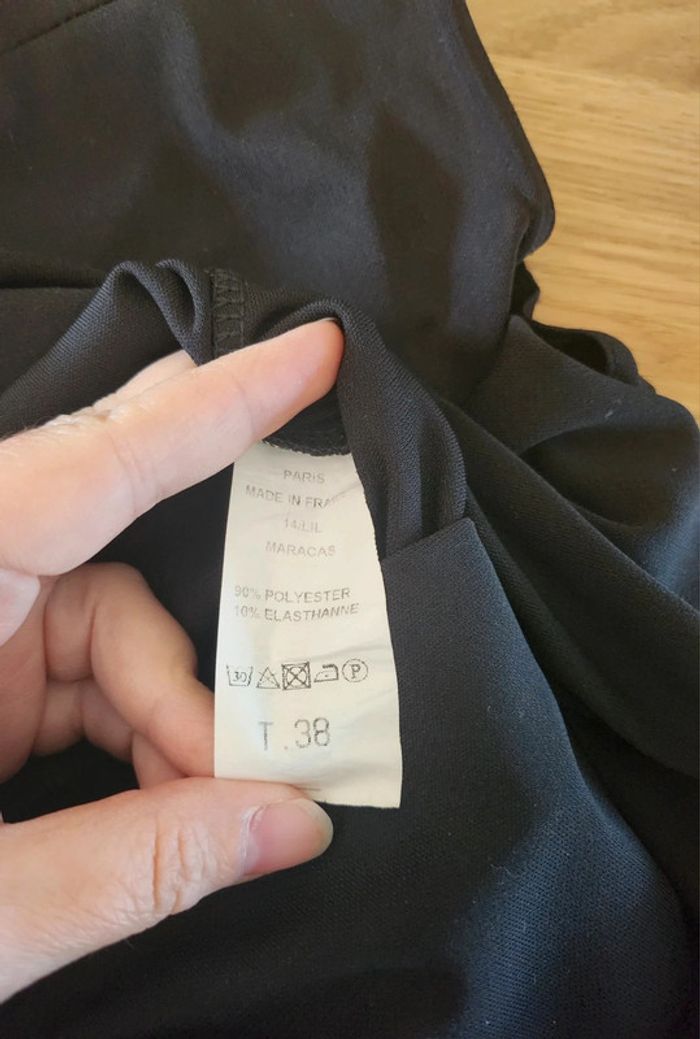 Combi pantalon fluide d'été noire excellent état Taille 38 renatto bene paris - photo numéro 9