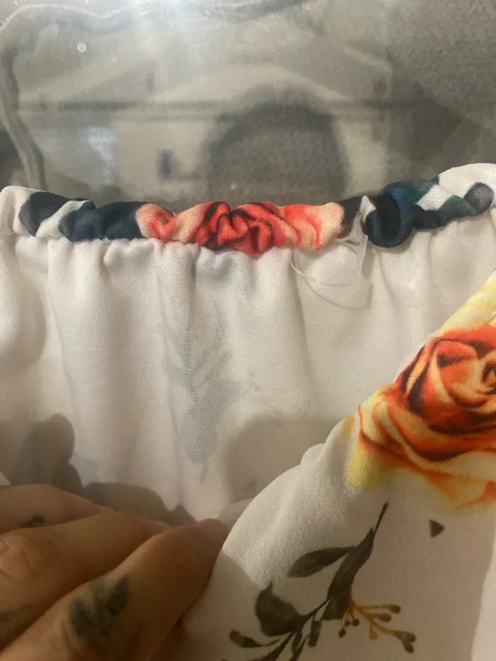 Robe fleurie ceintree taille unique - photo numéro 7