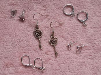 Boucles d'oreilles clés
