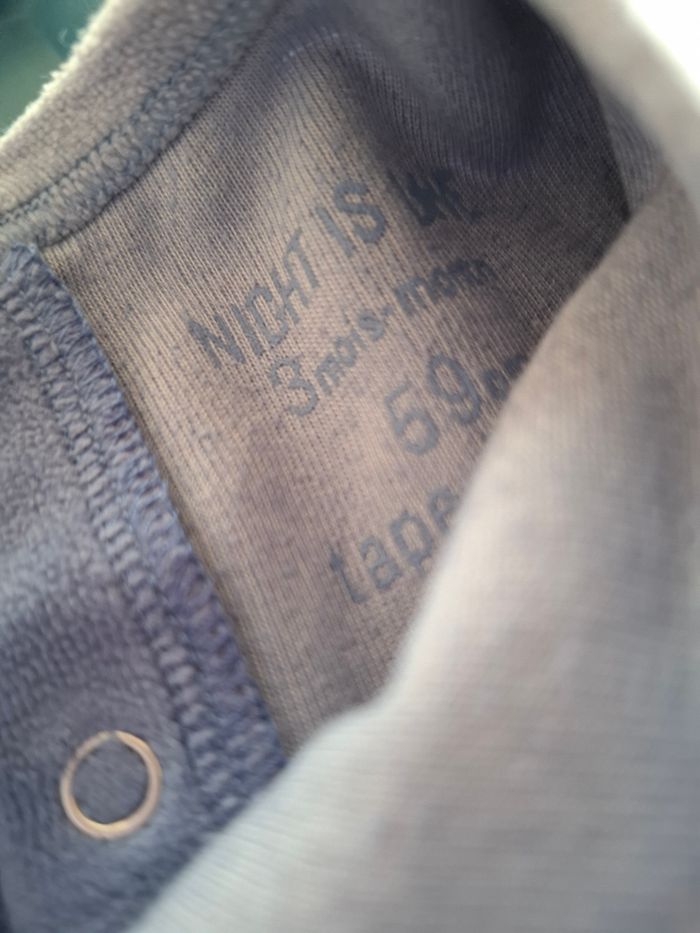 Pyjamas bleu avec motif ours - photo numéro 6