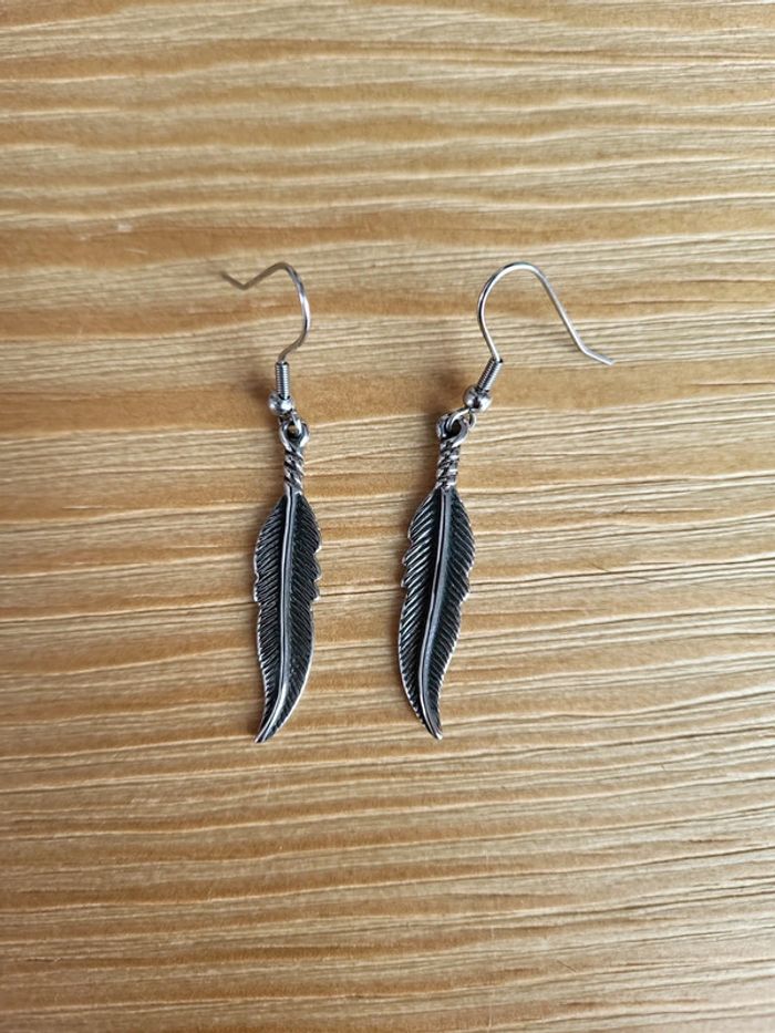 Boucles d'oreilles acier inoxydable