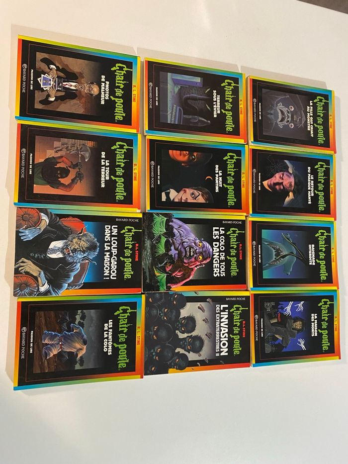 Lot 12 Livres Chair de Poule