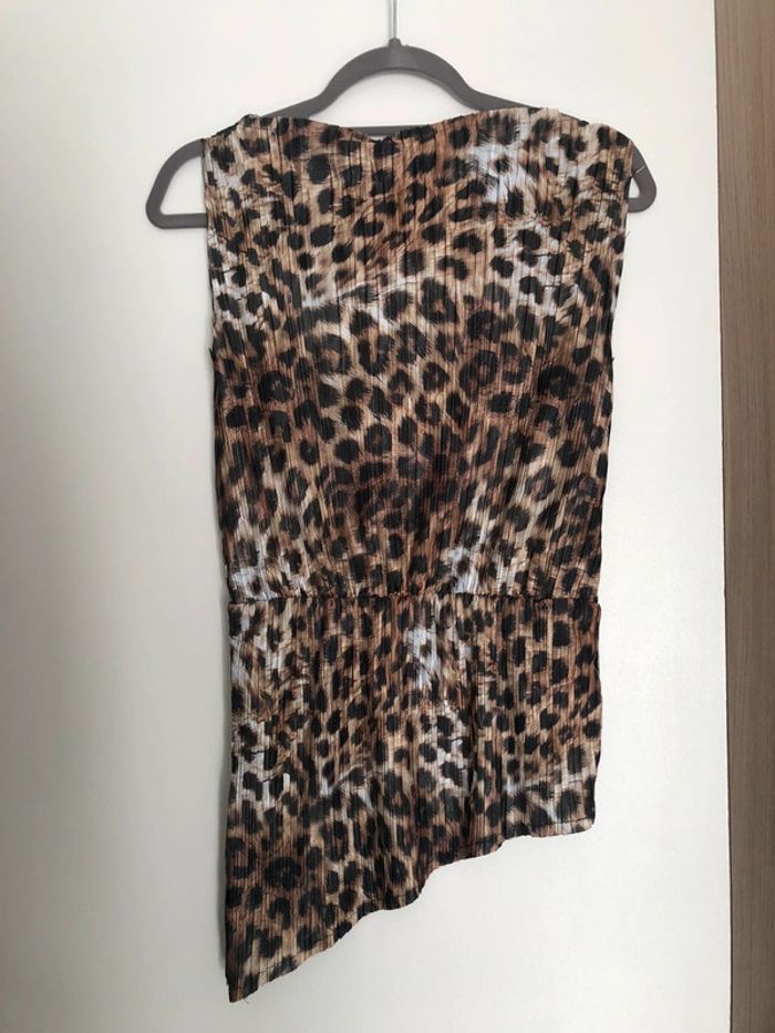 Superbe belle blouse plissée Zara asymétrique neuve avec étiquette taille S - photo numéro 6