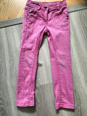 Pantalon jean rose