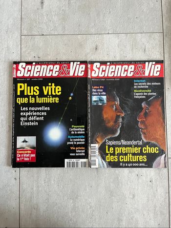 Science et vie numéro 997 et 998