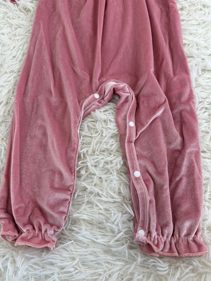 Combinaison velours rose Shein taille 12-18 mois - photo numéro 2
