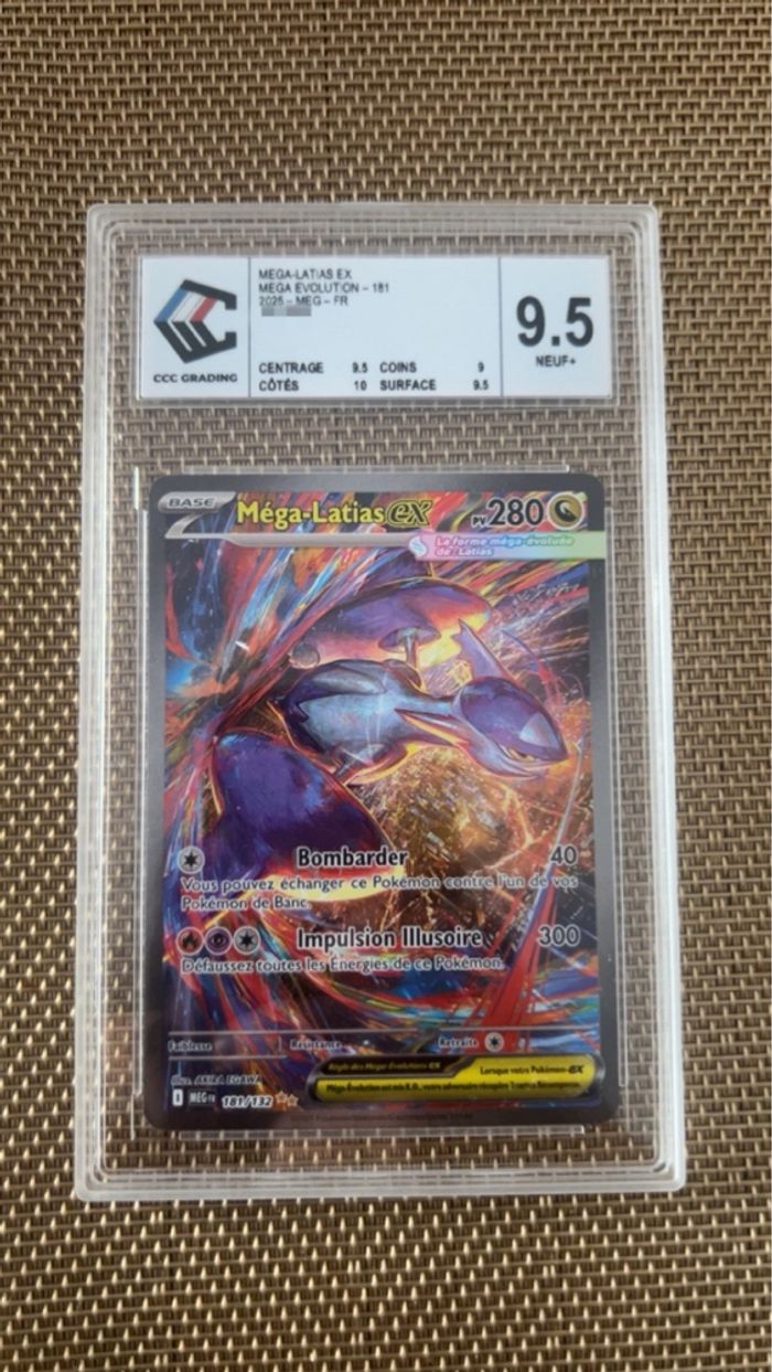 Carte Pokémon Méga-Latias EX 181/132 CCC 9.5 - photo numéro 2