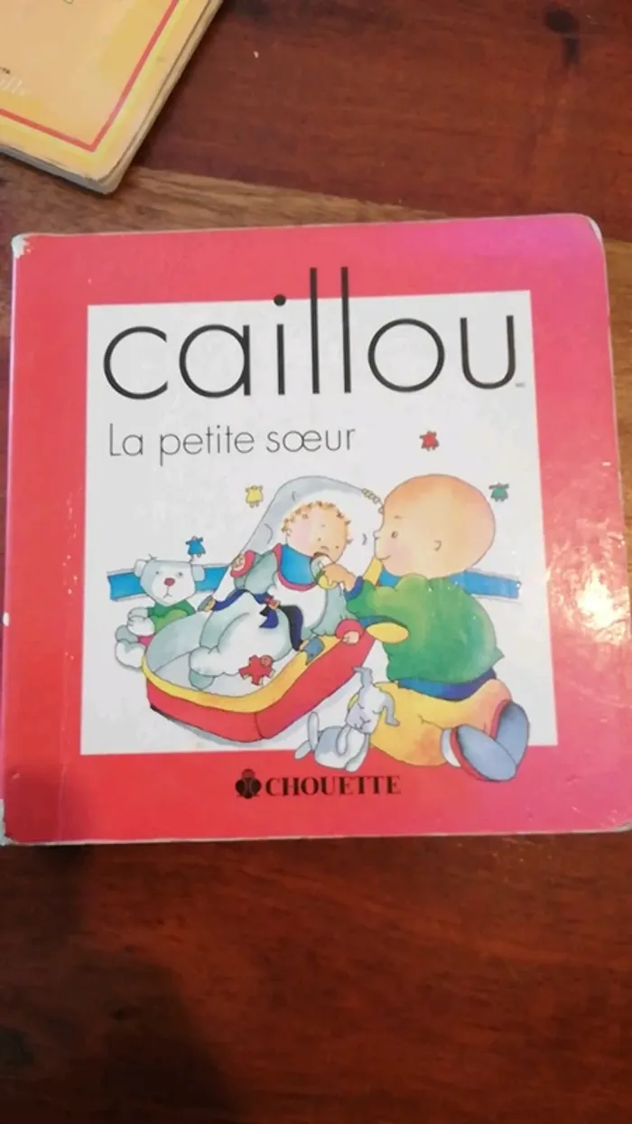 Livre "caillou la petite sœur"
