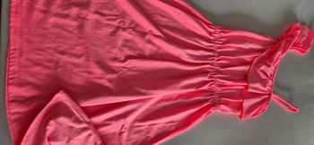 Robe longue rose