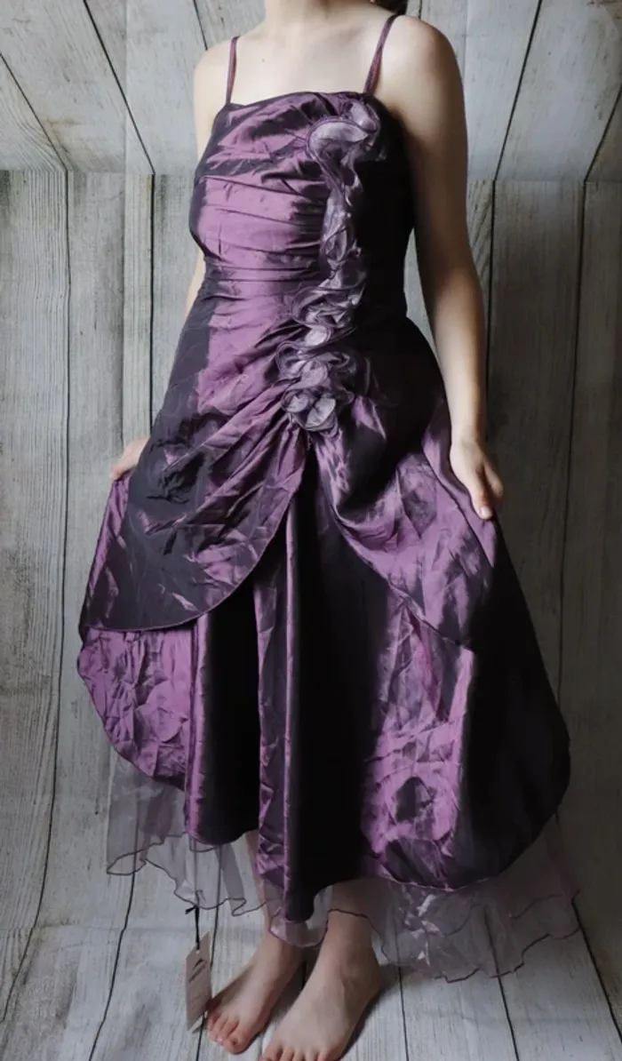 Robe de soirée femme S et son étole - photo numéro 7