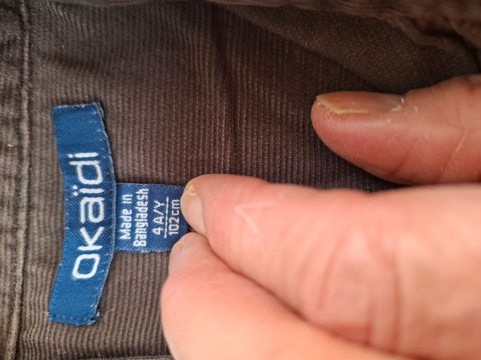 Chemise velours marron Okaidi T 4 ans - photo numéro 5