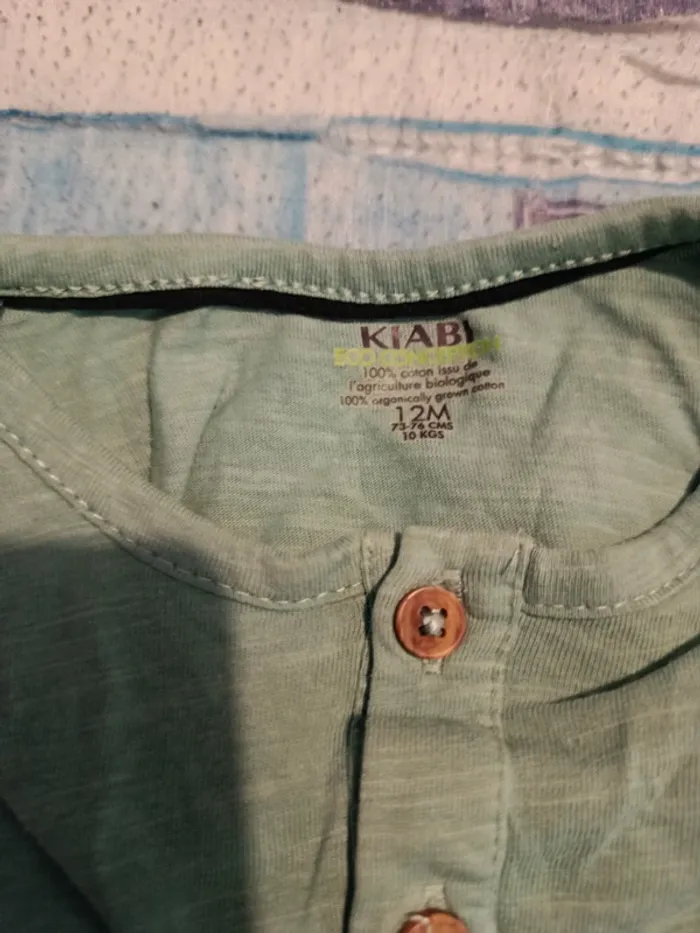 T shirt bébé garçon 12 mois kiabi - photo numéro 3