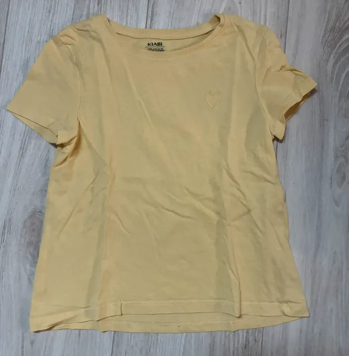 T-shirt jaune 6 ans