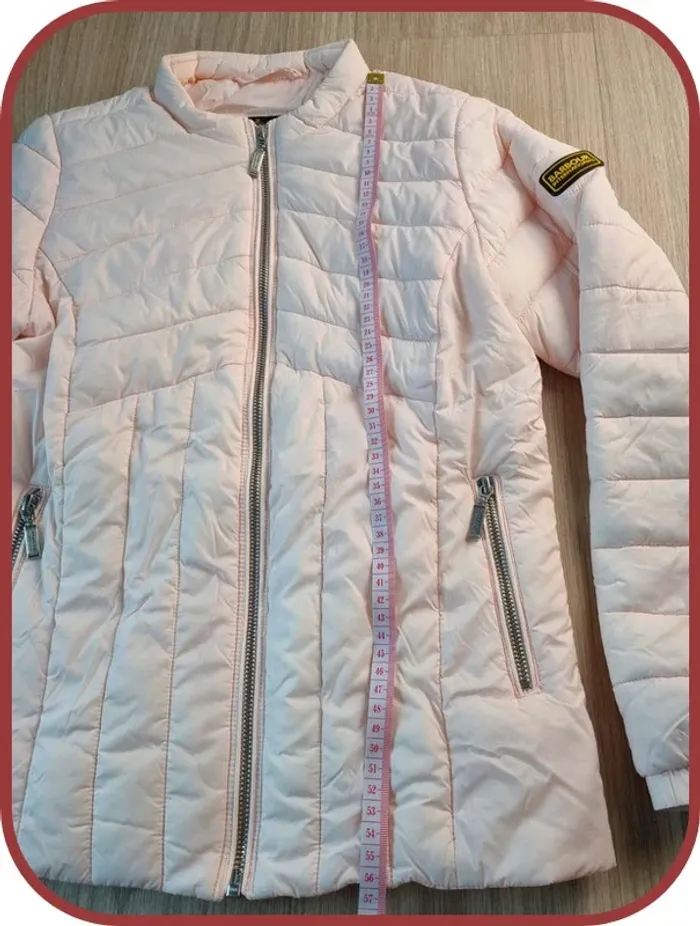 Doudoune rose Barbour International Enfant Taille 14ans - photo numéro 6