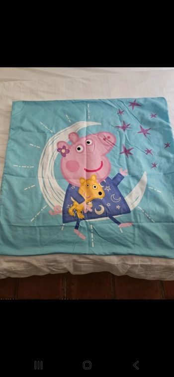 Parrure de lit peppa pig