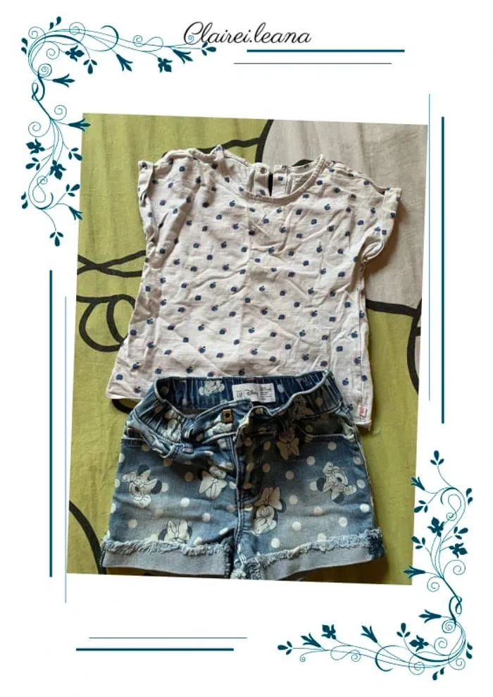 🛑short minnie 🛑 taille 2 ans