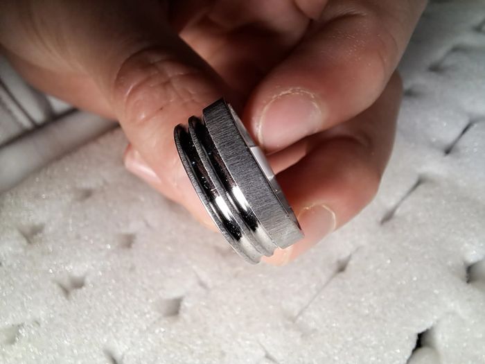 Bague acier inoxydable Granuleuse - photo numéro 2