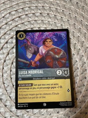 Carte Lorcana - Luisa Madrigal : Roc de la famille - 184/204 - FR - 4