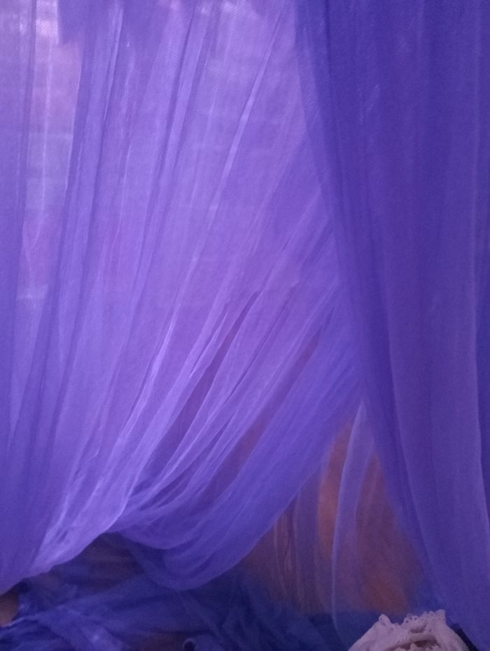 Grand rideau moustiquaire violet - photo numéro 6
