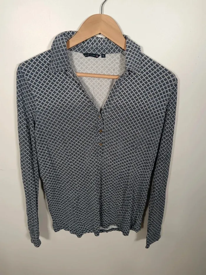 C17 chemisier bleu River woods XL
