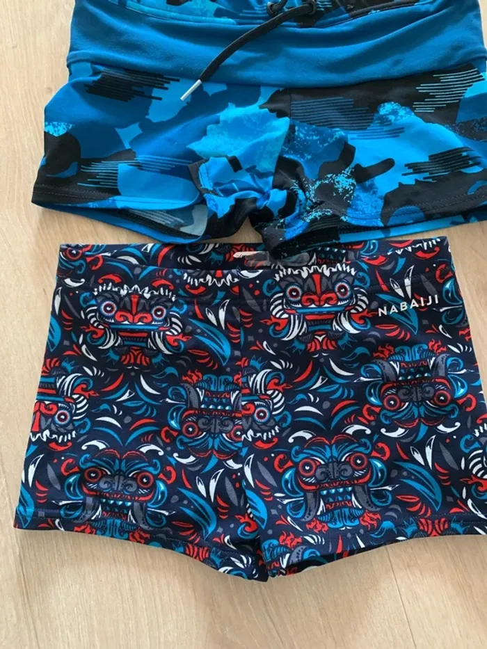 Lot 2 maillots de bain nabaiji 8 ans - photo numéro 2