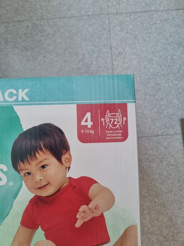 72 couches pampers pants T4 - photo numéro 2