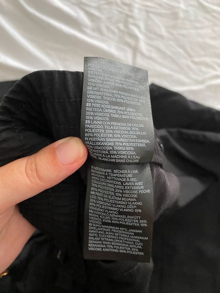 🖤 Pantalon noir fluide - Taille élastiquée - Confort & élégance - H&M - taille 52  👖 - photo numéro 5