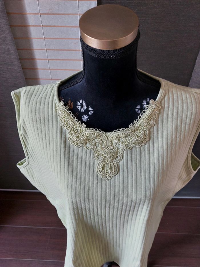 Débardeur jaune vert - photo numéro 2