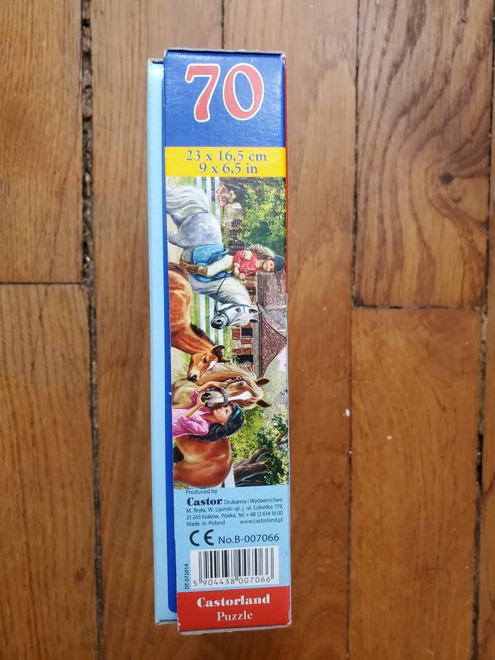 Puzzle 70 pièces poney club - photo numéro 2