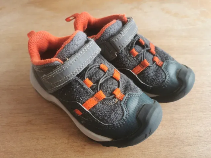 🌼 Chaussures randonnée enfant Quechua Crossrock T25 gris/rouge – rentrée