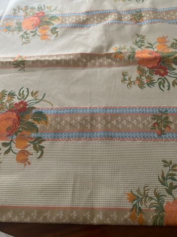 Tissu fleurs multicolores