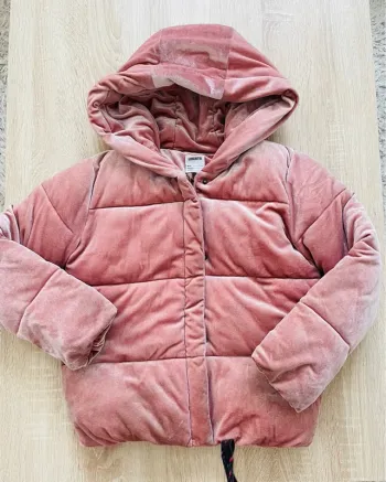 Doudoune rose irisée 10 ans