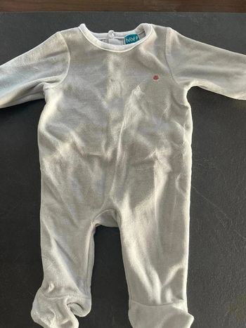Pyjama velours bébé 9