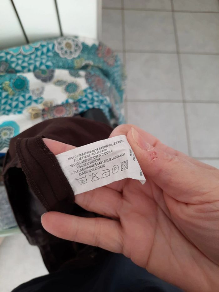 Pantacourt marron - photo numéro 11