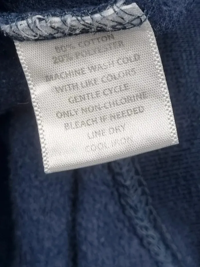 Pull capuche universitaire bleu, S Hommes - photo numéro 6
