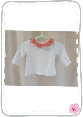 T-shirt manches longues dpam 3mois