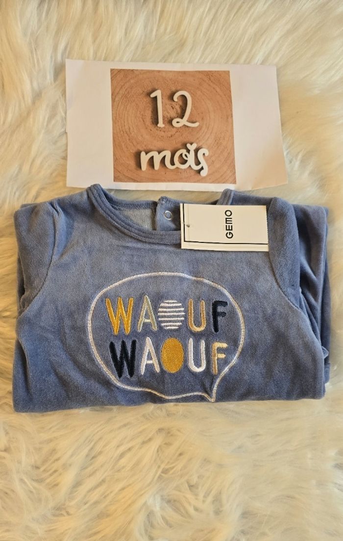 NEUF (non porté) 😍🤩💙 superbe pyjama 12 mois garçon 💙🤩😍