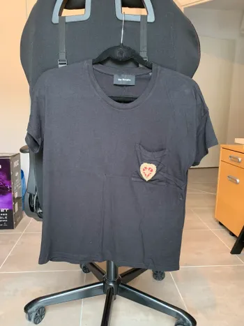 T-shirt noir The Kooples taille 1 brodé