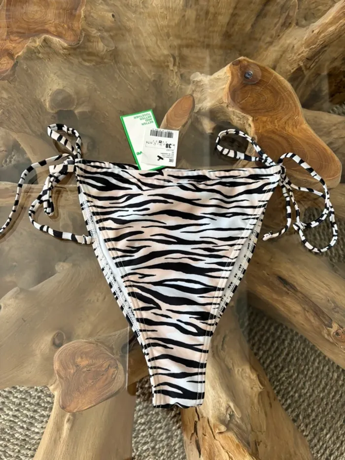 Bas de maillot de bain Pimkie zèbre