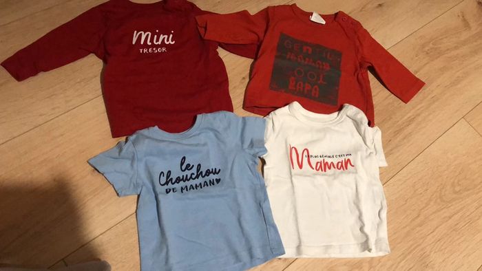Lot t-shirt 3 mois