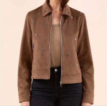 Veste suédine rivets T40 maison captain