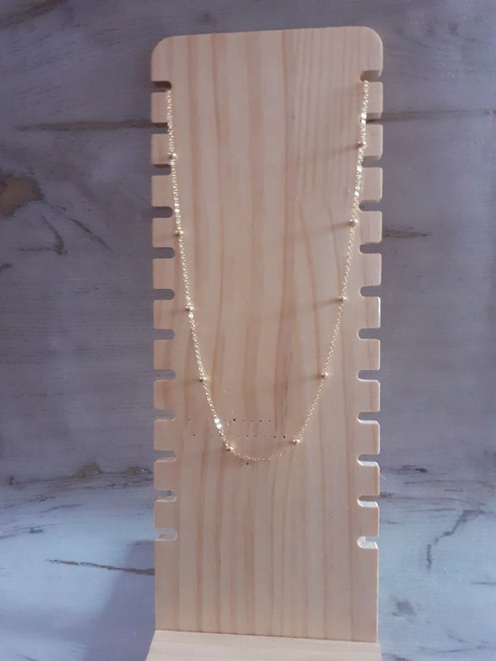 Collier doré des boules - photo numéro 2