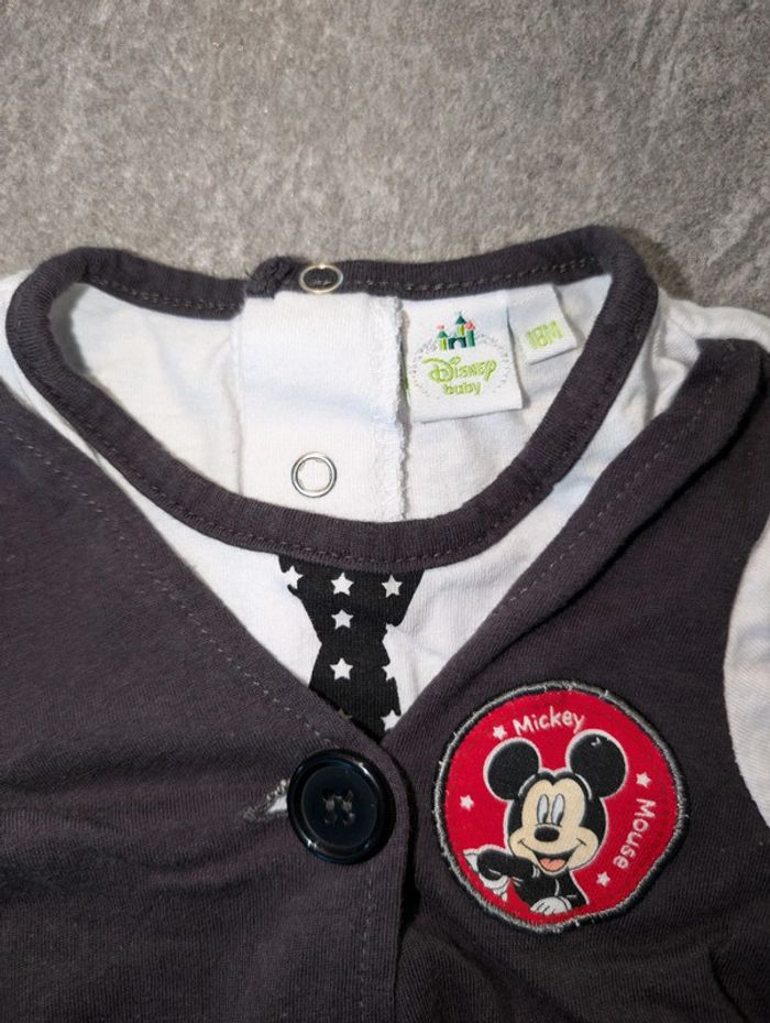 T-shirt à manches longues bébé garçon chic 18 mois Mickey - photo numéro 2