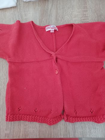 Gilet orangé  18 mois